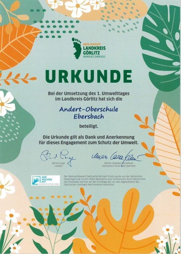 Umwelttag im Landkreis Görlitz – Mai 2021