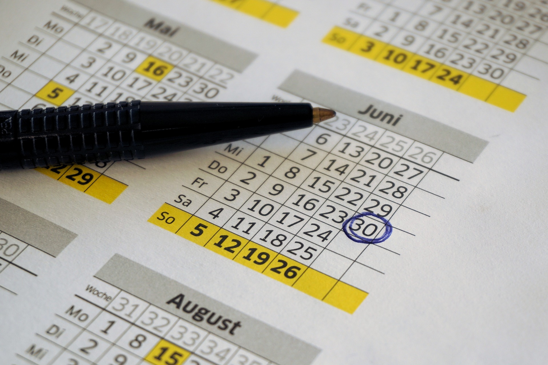 Schuljahresplan Online